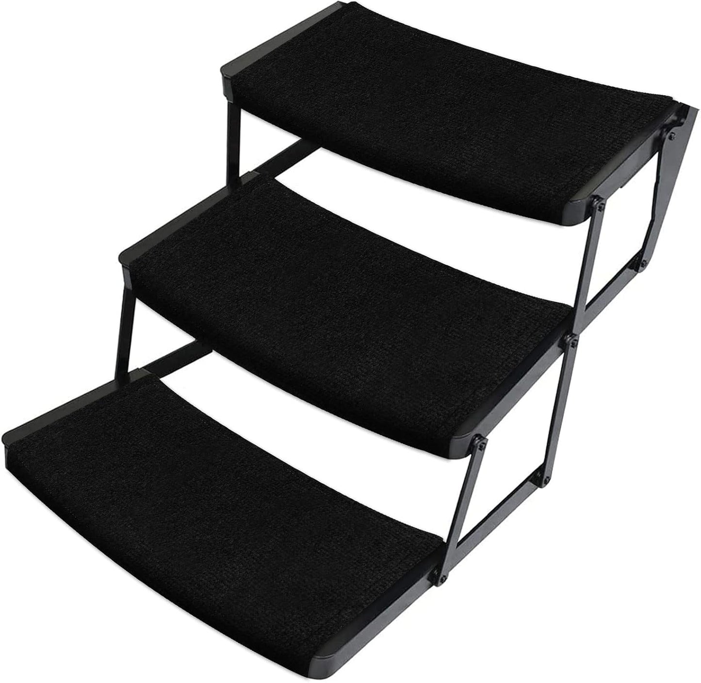 OKBA RV Step Covers for 22 Inch Radius Stairs - 3 Pack Black