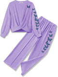 Chic Arshiner Girls 2 Piece Outfits Sweatsuit Set for Kids