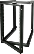 Tecmojo 15U Wall Mount Server Rack 24in Depth - Open Frame 19in Rack