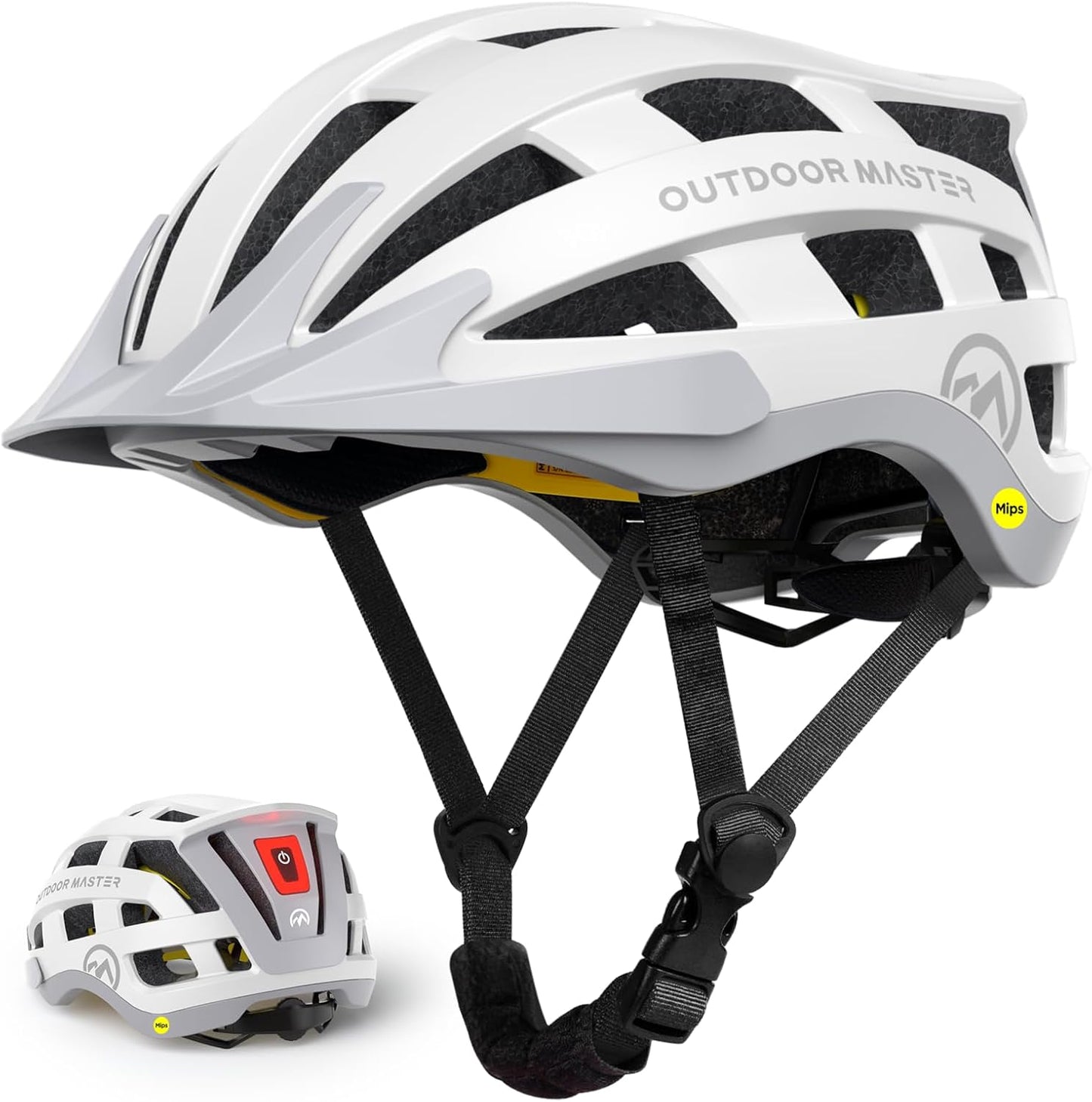 OutdoorMaster Gem II MIPS Bike Helmet - Lightweight Cycling Safety