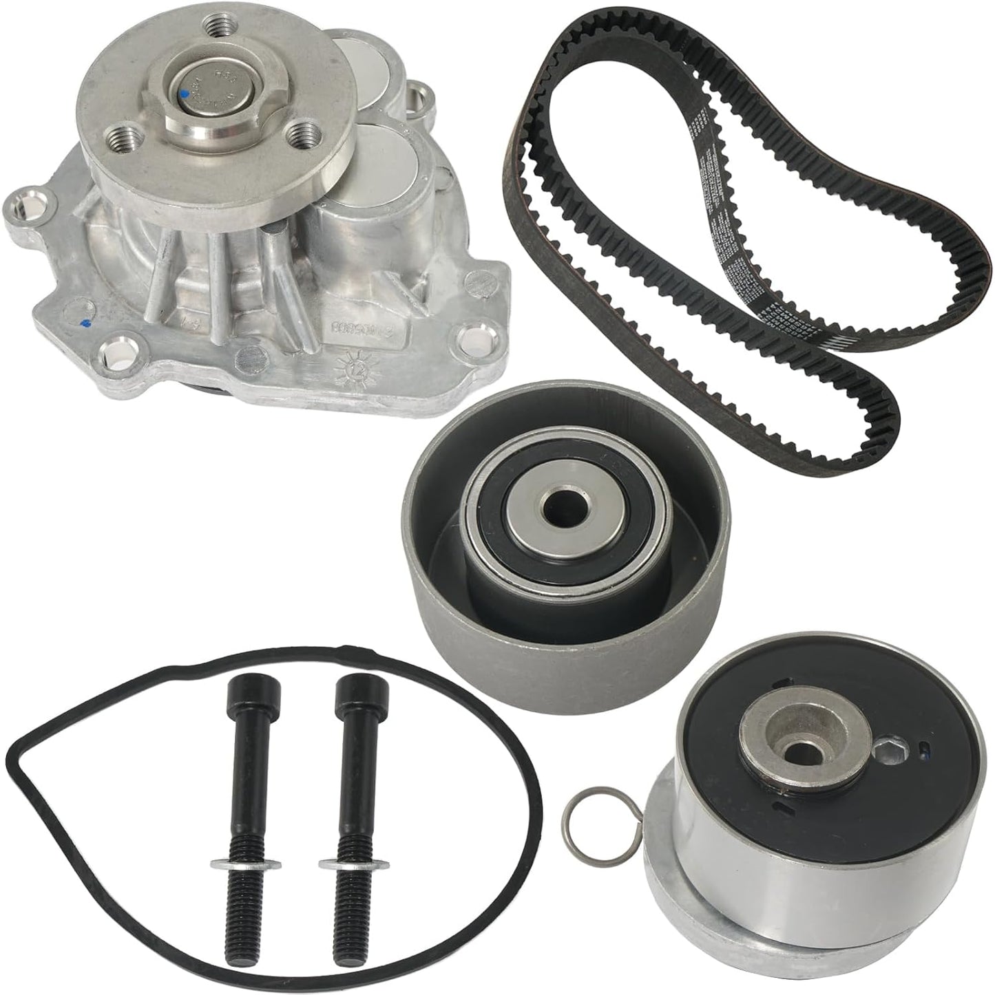 Engine Timing Belt Kit with Water Pump for Chevy Vehicles