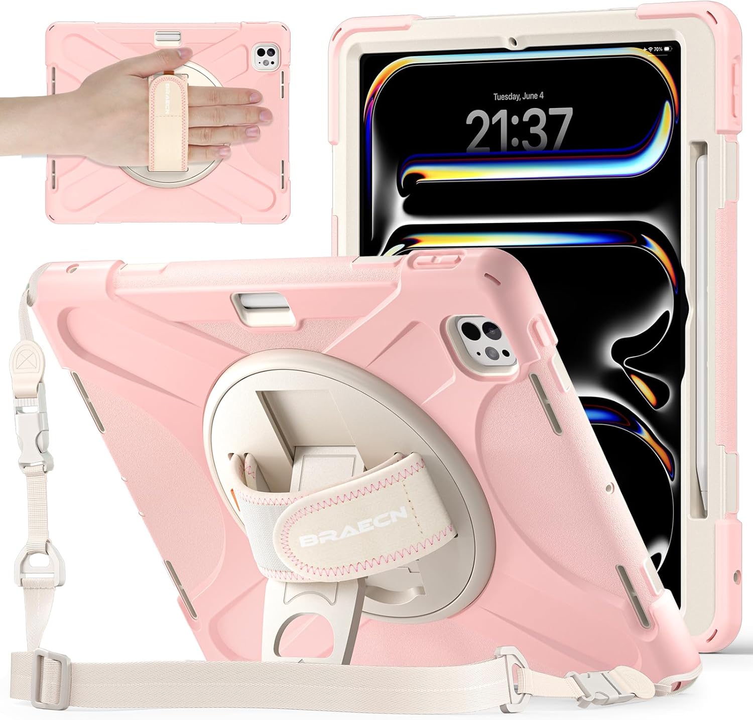 Shockproof Protective Case for Apple iPad Pro 13 inch 2024
