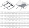 Cubicle Pins 80 Pack Silver Push Pins for Fabric Walls - Bulk Office