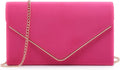 Dasein Faux Suede Evening Clutch Bags for Formal Events
