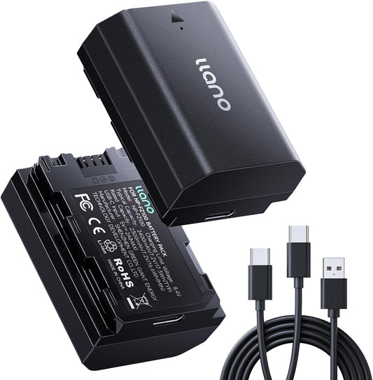 llano NP-FZ100 Battery Pack for Sony Cameras - 2400mAh