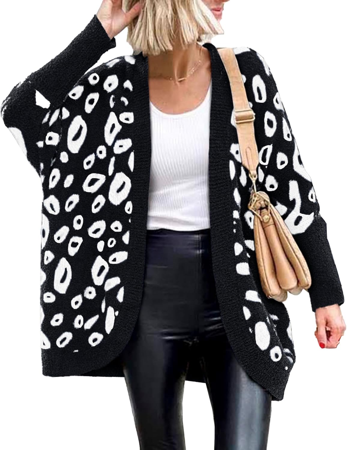 BTFBM Leopard Cardigan for Women: Cozy, Stylish, and Versatile