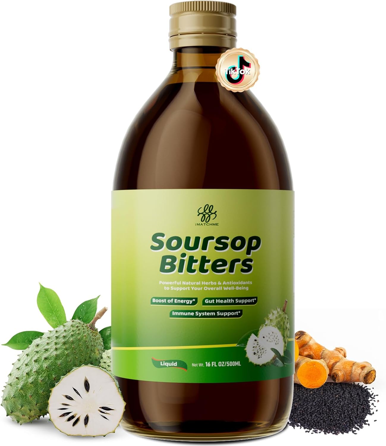 Soursop Bitters Liquid for Digestive Health and Immune Support