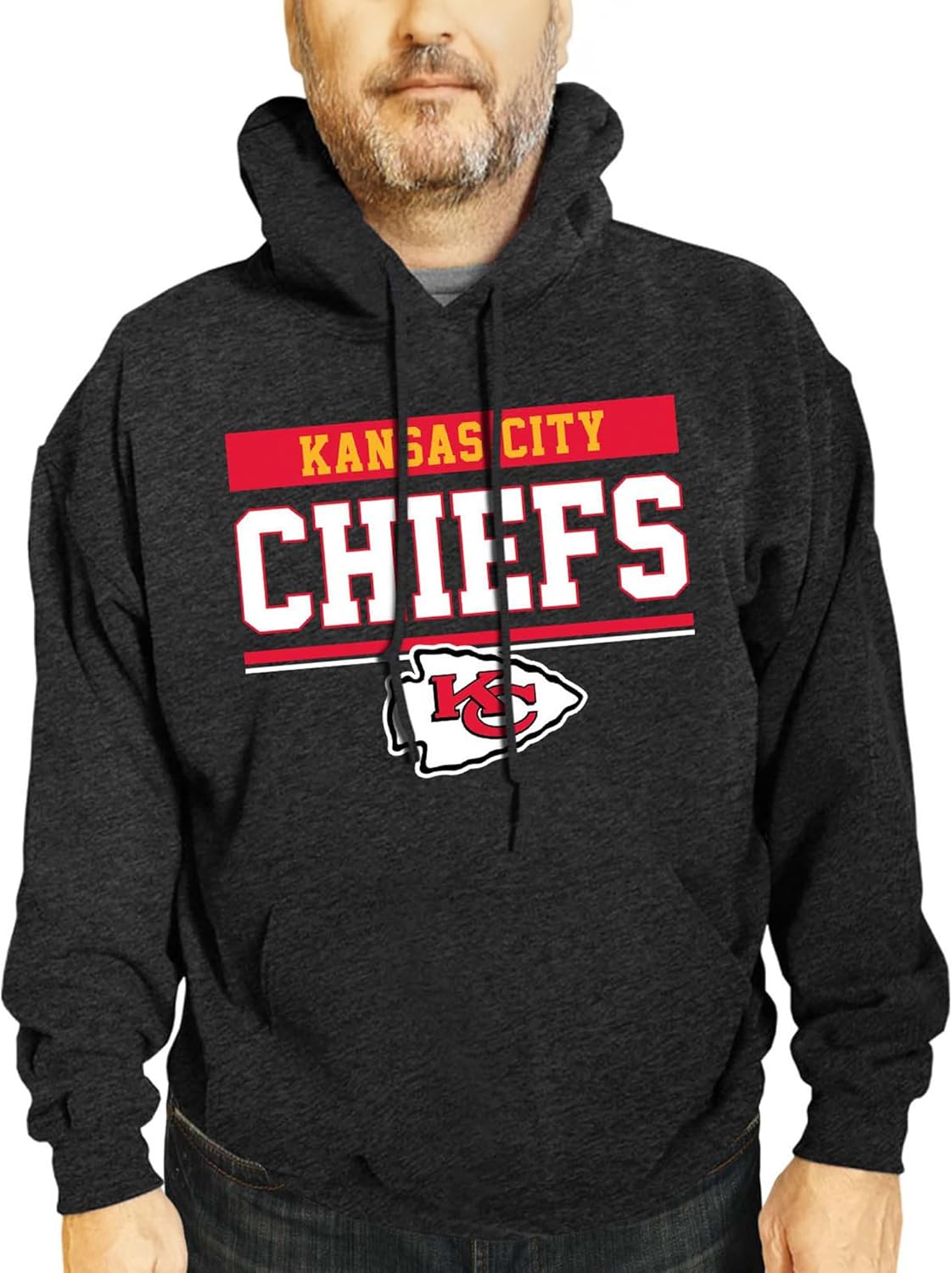 Kansas City Chiefs Charcoal Hooded Sweatshirt for Gameday