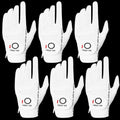 Finger Ten Golf Gloves Men RainGrip 6 Pack - Wet Weather Performance