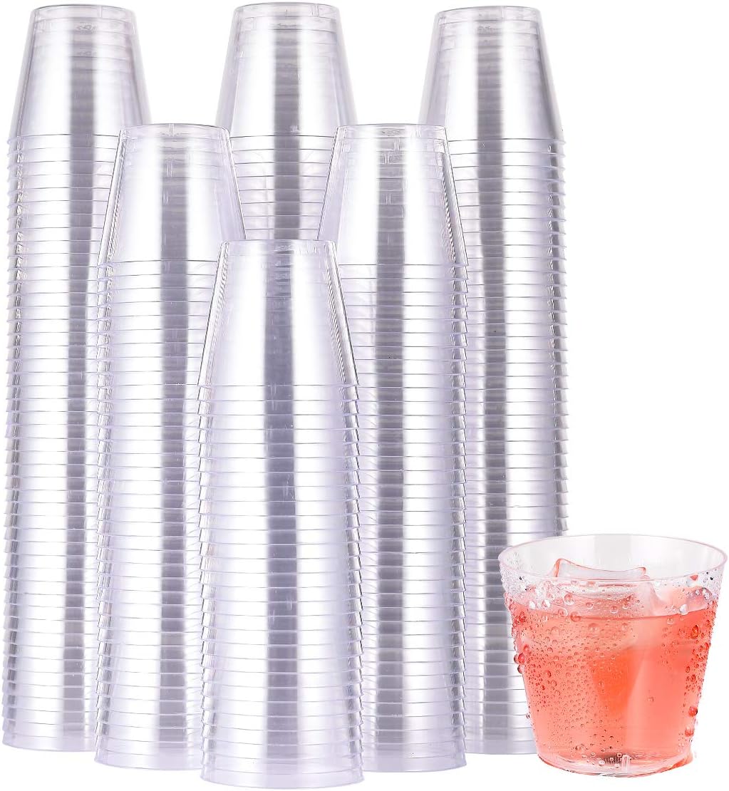 JOLLY CHEF 1000 Pack Plastic Shot Glasses for Tasting Events