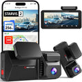 REDTIGER Dual 4K Dash Cam with 256GB eMMC - Enhanced Night Vision