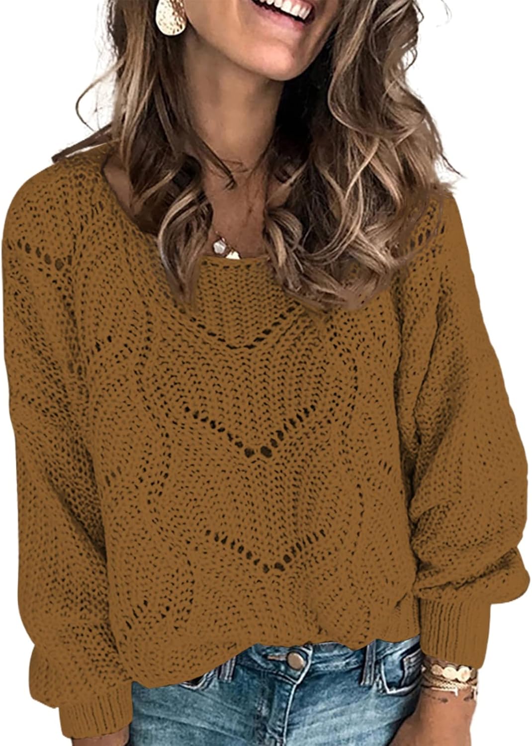Dokotoo Womens Sweaters 2025 Cute Elegant Long Sleeve Pullover