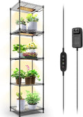 Barrina CX83 Plant Shelf with Grow Light, 5-Tier Stand - Seed Starting