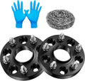 5x120mm Wheel Spacers 1in Hubcentric Set of 2 - Forged 6061 Aluminum