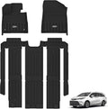 3W Floor Mats Fit Toyota Sienna 2021-2025 - TPE All Weather Custom Fit