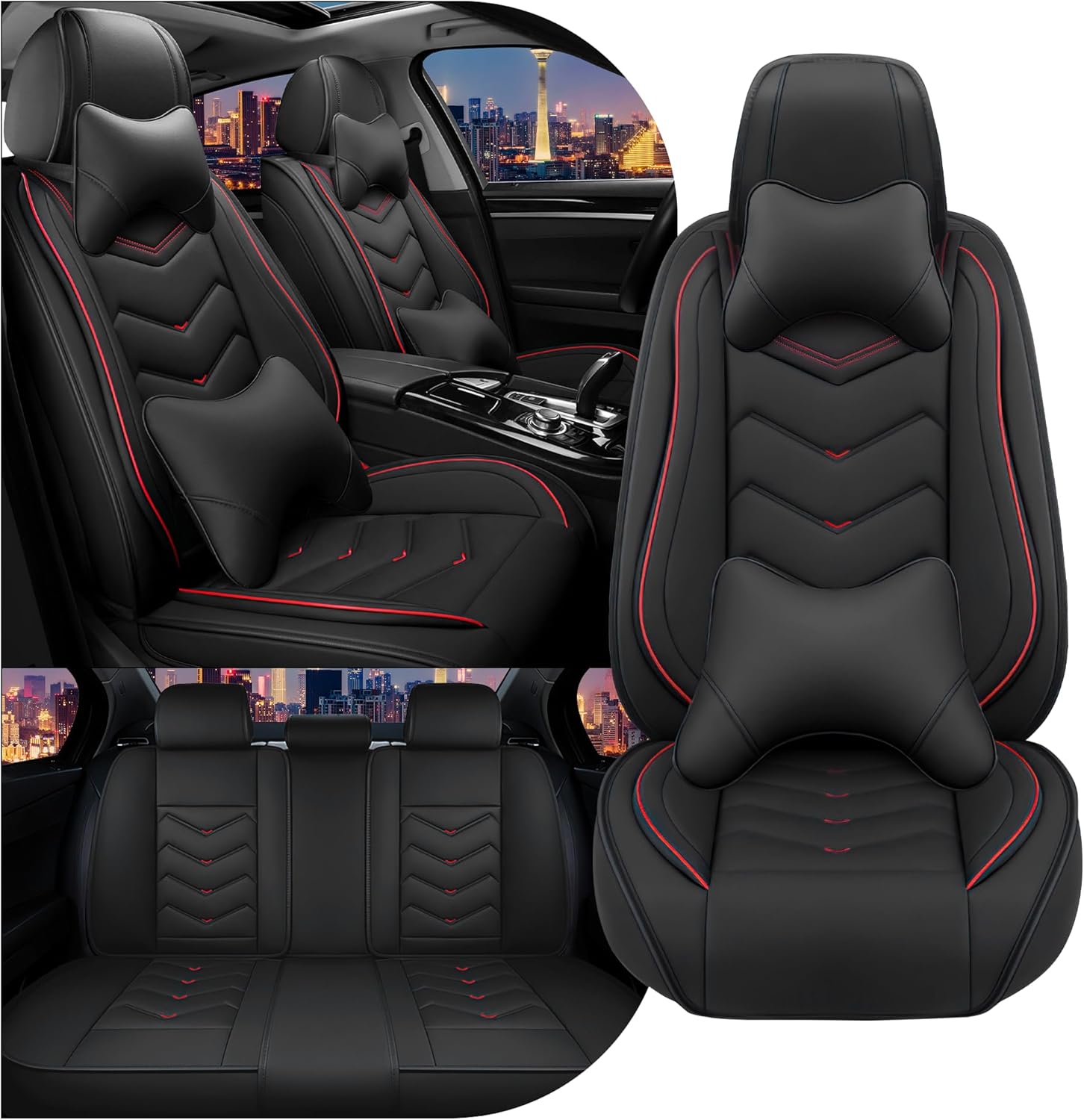 Car Seat Covers for Honda Civic 2000-2026, Stylish Sport Design