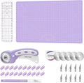Headley Tools Rotary Cutter Set - 45mm Fabric Cutter with Mat