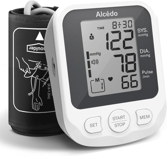 Alcedo Home BP Monitor: Accurate, Large Cuff, Talking Feature