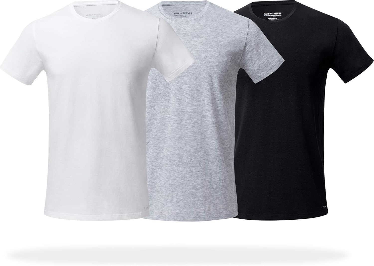 Pair of Thieves Slim Fit Crew Neck T-Shirts for Men - 3-Pack