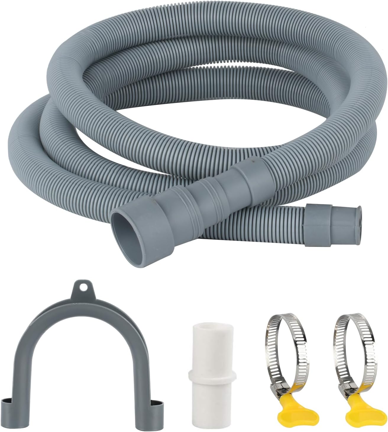 Flexible 6.56 Ft Drain Hose Kit - Universal Use!