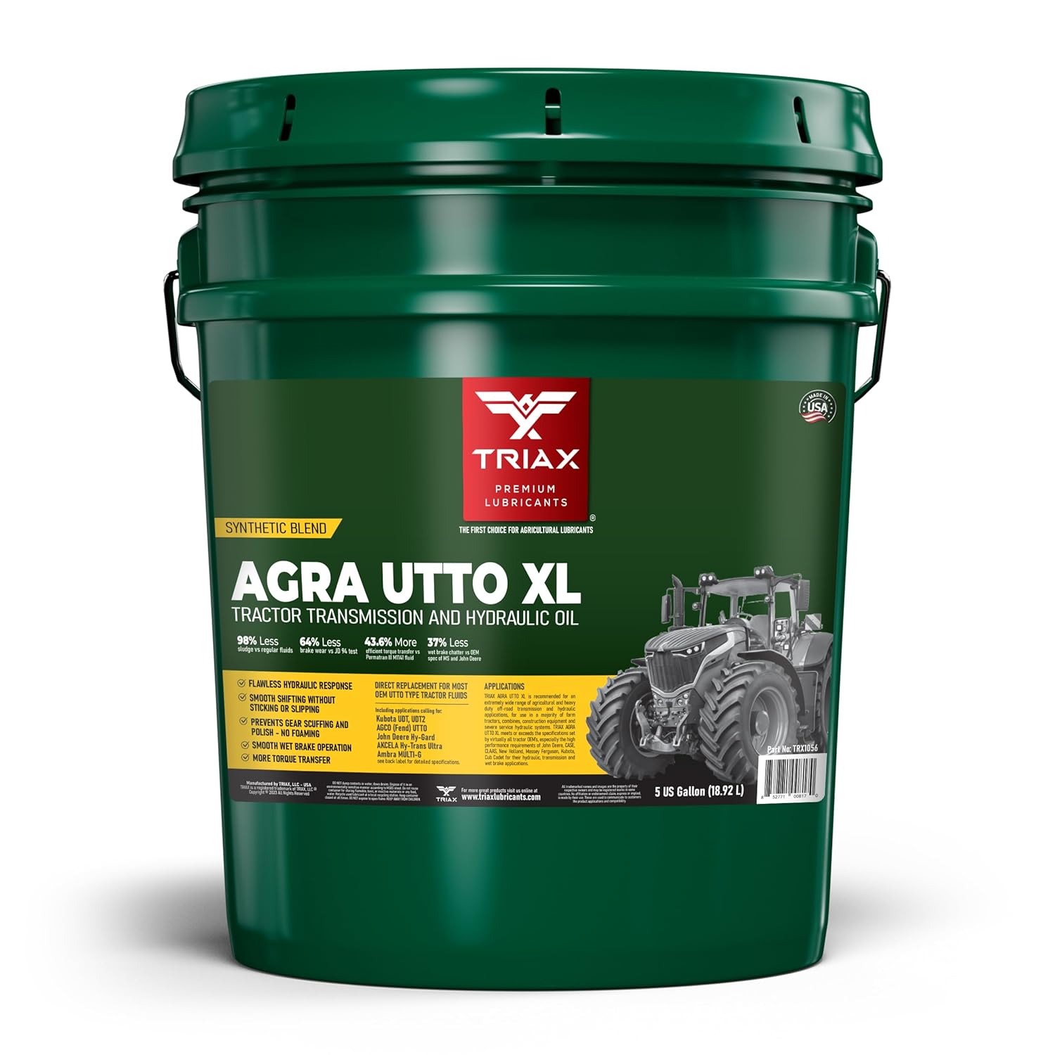 TRIAX Agra UTTO XL GL-4 Synthetic Blend Fluid for Tractors