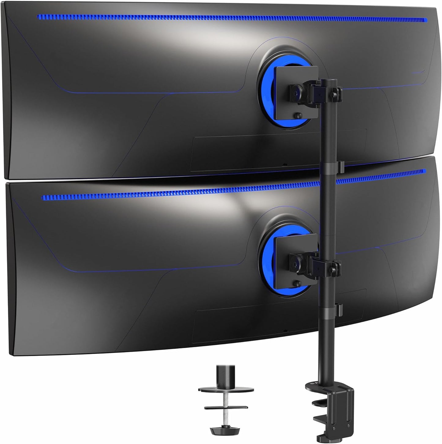 VIVO Dual Vertically Stacked Ultra-Wide Monitor Desk Mount
