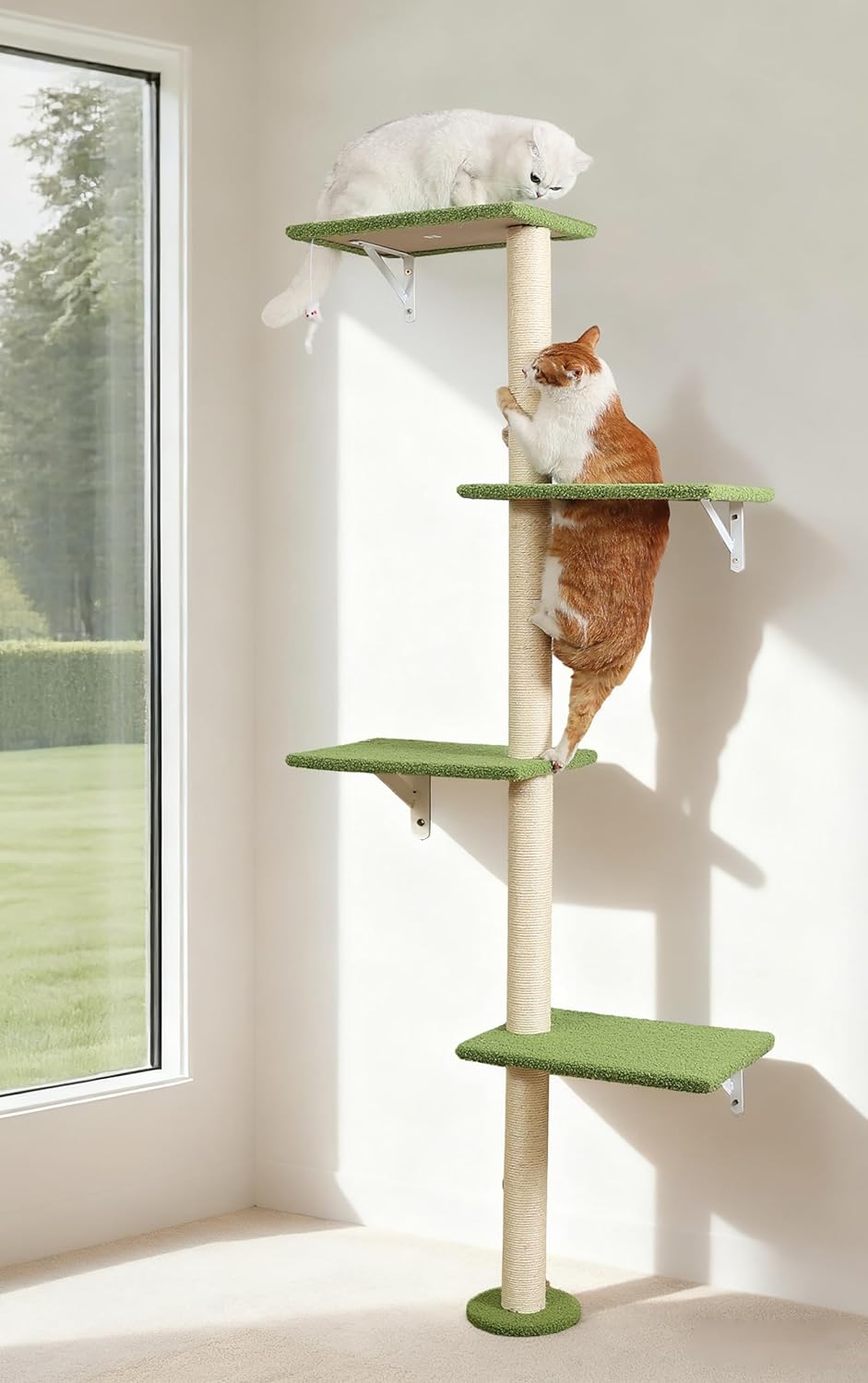 Tall Cat Scratching Posts for Indoor Cats - 69in Climbing Tree