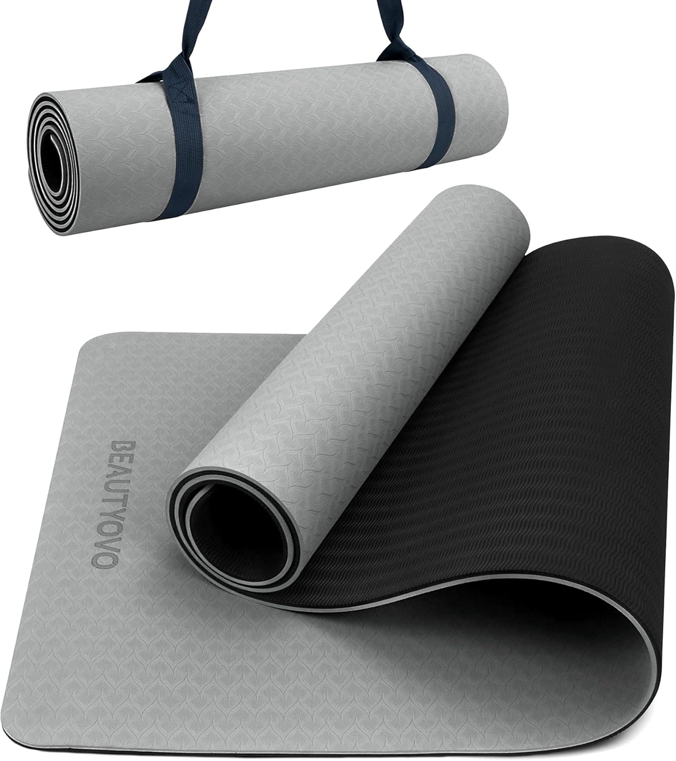 Extra Thick Non-Slip Yoga Mat by BEAUTYOVO
