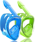 QingSong Kids Snorkel Mask Full Face - 180 Panoramic View for Kids