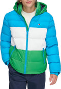 Tommy Hilfiger Men's Hooded Puffer Jacket - Warm, Casual Comfort