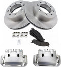 TRQ Front Brake Pad & Rotor Kit Compatible with Dodge Ram - Reliable