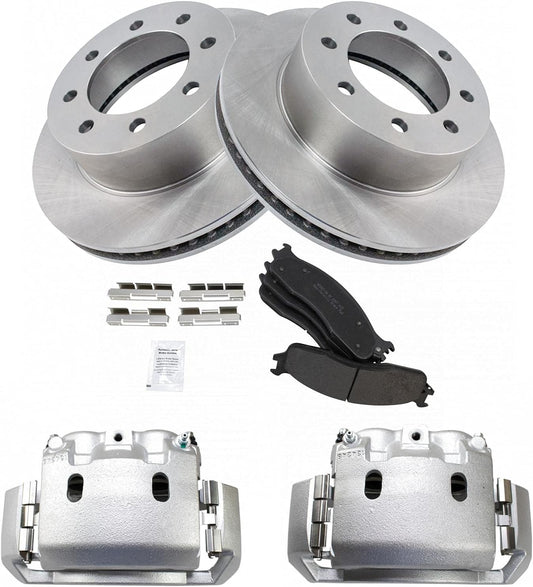 TRQ Front Brake Pad & Rotor Kit for Dodge Ram 1500 2500 3500