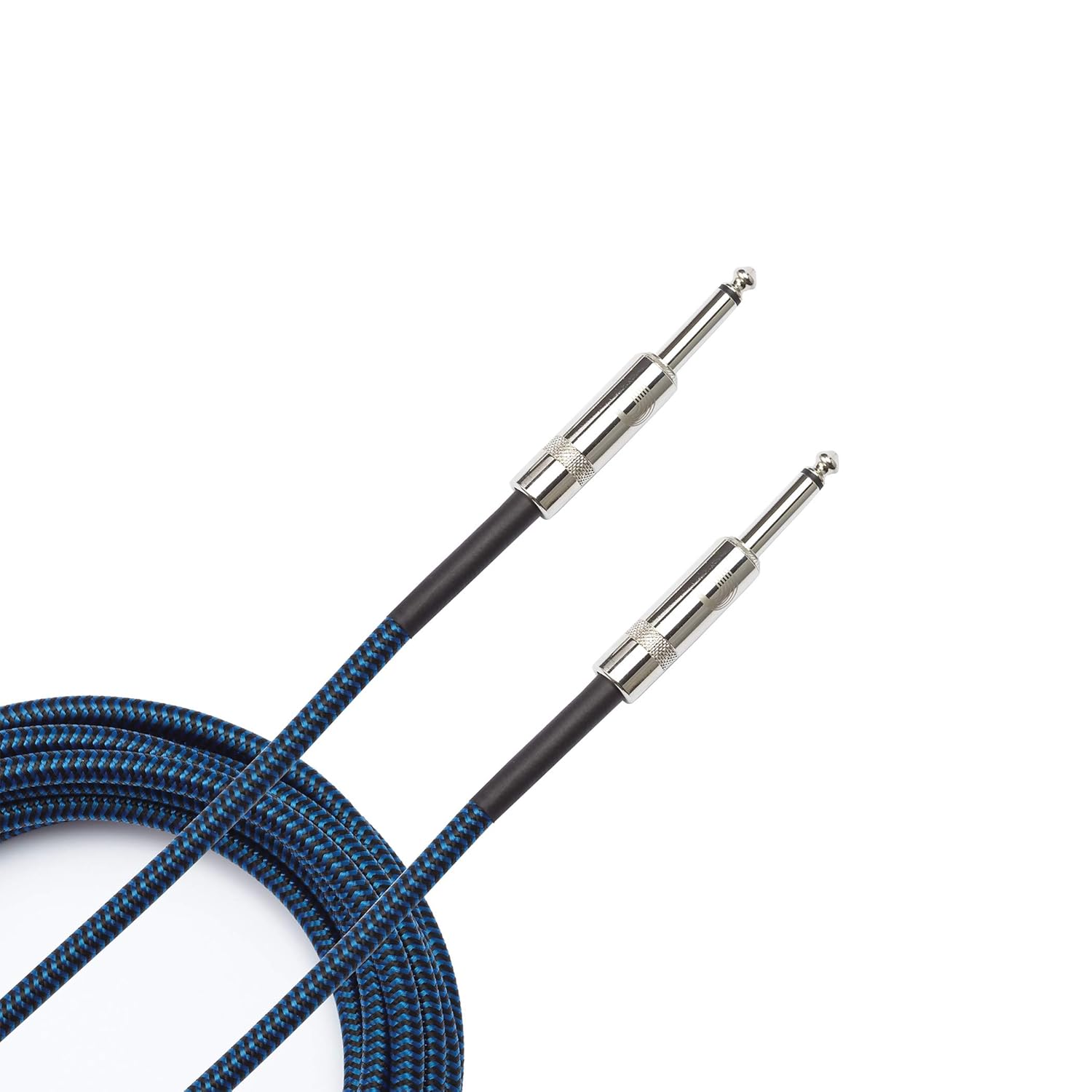 D'Addario Braided Guitar Cable - Protects Against Cuts - 20ft Blue