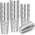 Stainless Steel Drinking Glasses Set of 12 for Outdoor Use