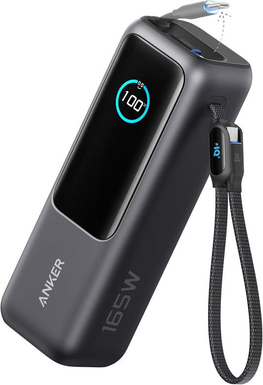 Anker 25,000mAh Power Bank: Triple 100W USB-C Ports for Ultimate Multi-Device Charging