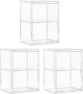 Acrylic Display Case for Collectibles - Clear 3-Layer Stackable Case