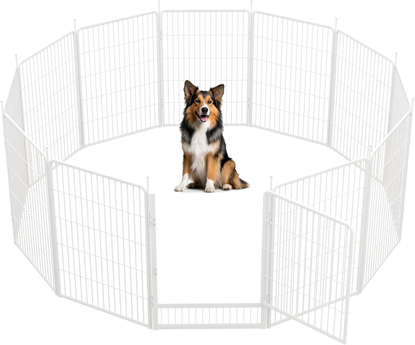 SunsGrove Indoor Dog Play Pen for Large Dogs, 40 Inch Panels