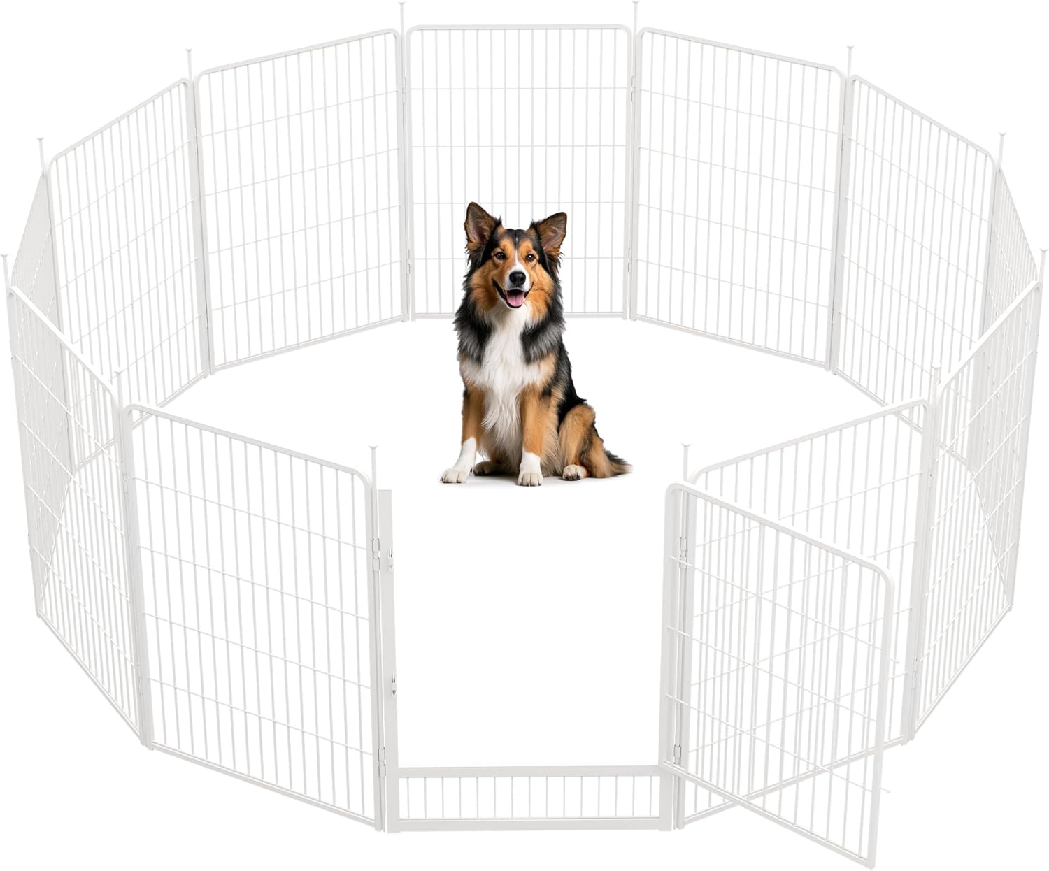 SunsGrove Indoor Dog Play Pen for Large Dogs, 40 Inch Panels