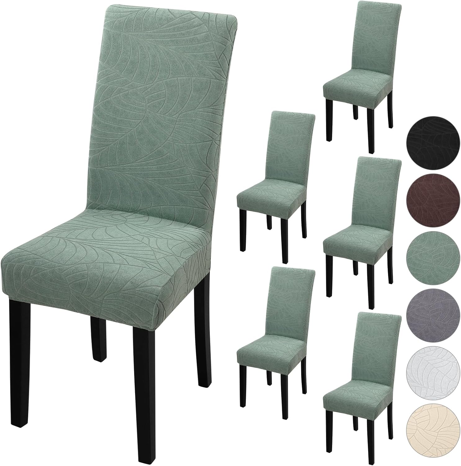 Dining Chair Covers 6 Pack for Stylish Kitchen Makeover