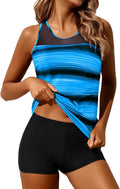 Yonique Tankini Swimsuits for Women with Shorts - Sporty Support bra