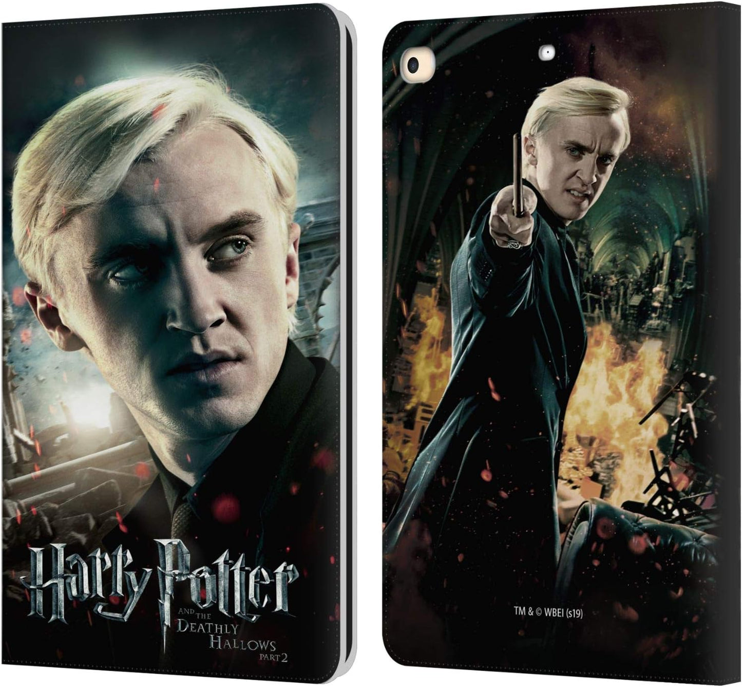 Harry Potter Draco Malfoy Leather Wallet Case for iPad 9.7
