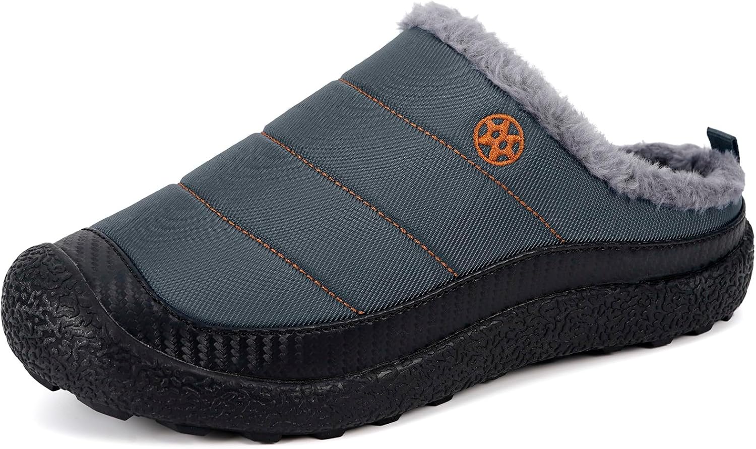 Womens Mens House Slippers Slip on Snow Winter Warm Shoes