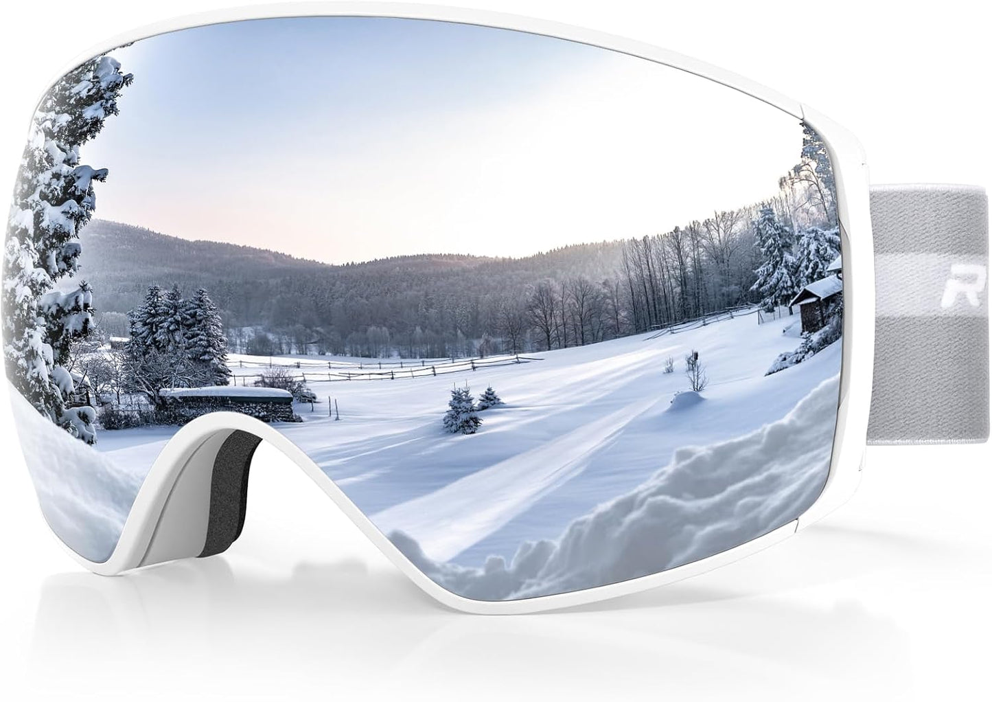RIOROO Magnetic Ski Goggles: Anti-Fog & UV Protection