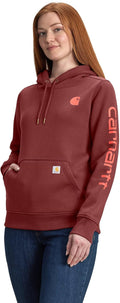 Womens Relaxed Fit Midweight Hooded Sweatshirt - Durable Warmth