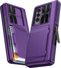 GBEE Samsung Galaxy Z Fold 4 Case with Card Holder & Kickstand - Full