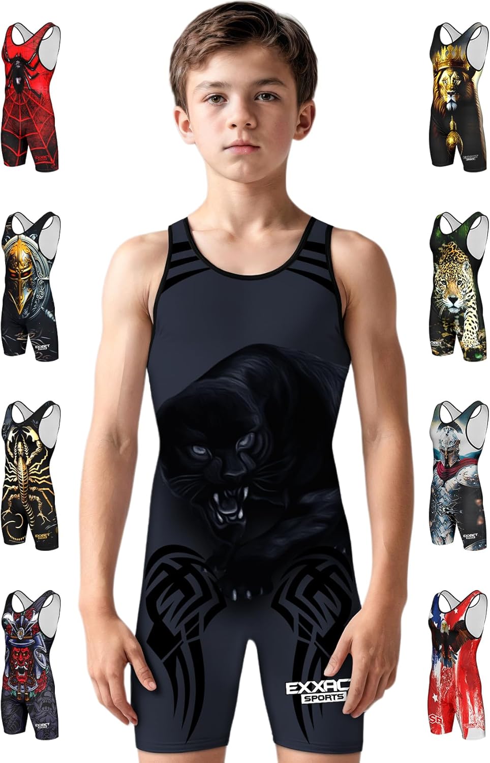 Exxact Sports Wrestling Singlet for Youth & Adult Performance