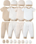 Newborn Baby Unisex 20-Piece Essentials Pants Set Outfits - Practical
