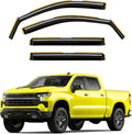 in-Channel Window Rain Guards Fit for Truck Chevy Silverado/GMC Sierra