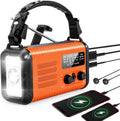 20000mAh Emergency Weather Radio - NOAA Solar Hand Crank Radio