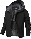 Mens Winter Snow Jacket Waterproof Ski Jacket - Warm, Fleece Lined you